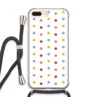 Bollen: iPhone 7 PLUS Transparant Hoesje met koord