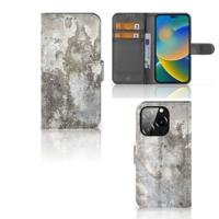 iPhone 14 Pro | Bookcase | Beton Print