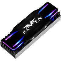 SilverStone tp03-argb heatsink (zwart, geschikt voor m.2 2280 ssd)