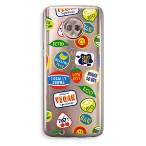 Fruitsticker: Motorola Moto G6 Transparant Hoesje