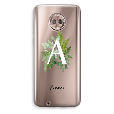 Green Brush: Motorola Moto G6 Transparant Hoesje