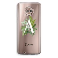 Green Brush: Motorola Moto G6 Transparant Hoesje