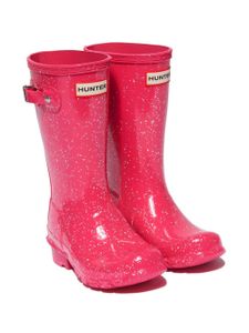 Hunter Kids bottes de pluie à paillettes - Rose