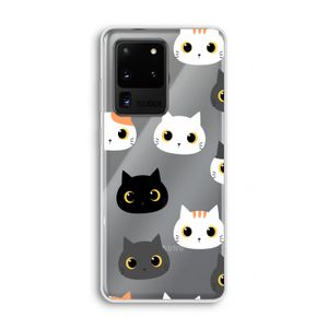 Katten: Samsung Galaxy S20 Ultra Transparant Hoesje