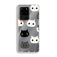 Katten: Samsung Galaxy S20 Ultra Transparant Hoesje