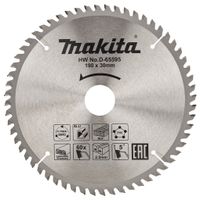 Makita Accessoires D-65595 Afkortzaagblad | div. materialen | 190x30x2,2 | 60T | 5g - D-65595