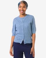 HEMA Damesvest Golda ajour blauw (blauw)