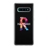 Abstract Spectrum: Samsung Galaxy S10 Plus Transparant Hoesje