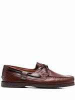 Paraboot chaussures bateau Barth à lacets - Marron