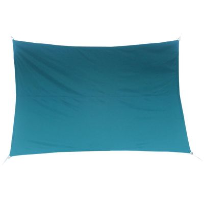 Premium kwaliteit schaduwdoek/zonnescherm Shae rechthoekig blauw 2 x 3 meter
