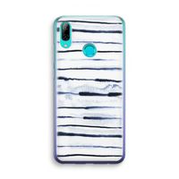 Ink Stripes: Huawei P Smart (2019) Transparant Hoesje