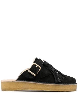 Clarks Originals mules Trek en cuir - Noir