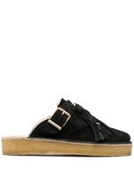 Clarks Originals mules Trek en cuir - Noir