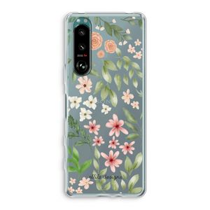 Botanical sweet flower heaven: Sony Xperia 5 III Transparant Hoesje