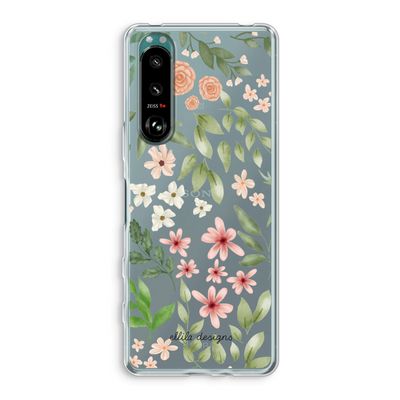 Botanical sweet flower heaven: Sony Xperia 5 III Transparant Hoesje