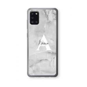 Ivory Marble: Samsung Galaxy A31 Transparant Hoesje