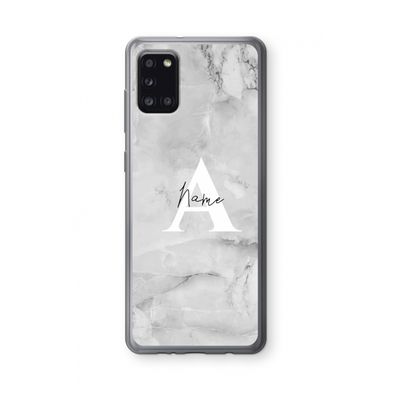 Ivory Marble: Samsung Galaxy A31 Transparant Hoesje