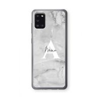 Ivory Marble: Samsung Galaxy A31 Transparant Hoesje