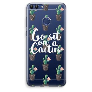 Cactus quote: Huawei P Smart (2018) Transparant Hoesje
