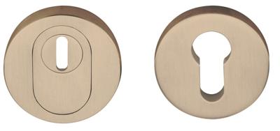 Formani Basics BVEIL-KT veiligheidscilinderrozet massief 52mm kerntrekbeveiliging SKG*** - PVD licht brons