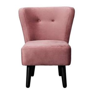 Fauteuil Halmstad - stof - roze - Leen Bakker