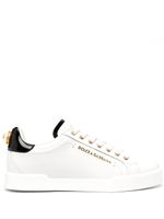 Dolce & Gabbana baskets à plaque logo - Blanc