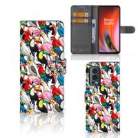 OnePlus Nord 2 5G | Telefoonhoesje | Met pasjeshouder | Birds