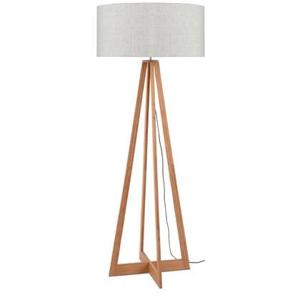 GOOD&MOJO Vloerlamp Everest - Naturel|Bamboe - Ø60cm