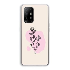 Roses are red: Oppo A95 5G Transparant Hoesje