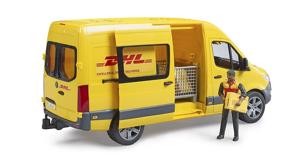 bruder MB Sprinter DHL met bestuurder modelvoertuig