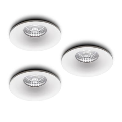 LED-inbouwspot set 3 stuks Villa wit 5W extra warm-wit 2700K