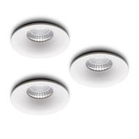 LED-inbouwspot set 3 stuks Villa wit 5W extra warm-wit 2700K