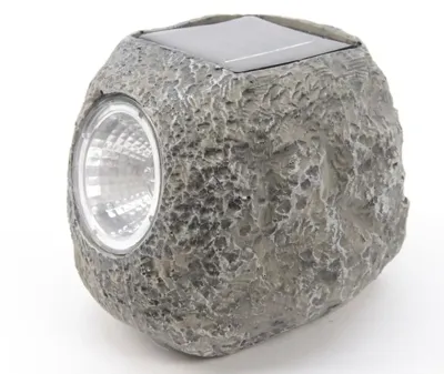 Lumineo solar tuinspot floodlight rots - grijs