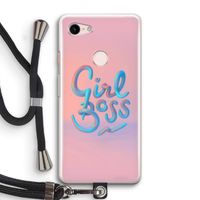 Girl boss: Pixel 3 Transparant Hoesje met koord