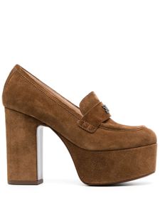 Casadei escarpins Isa en daim 111 mm - Marron