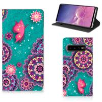 Samsung Galaxy S10 | Bookcase | Cirkels en Vlinders