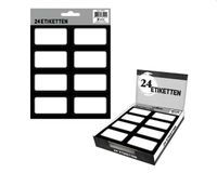 Etiketten A5 24 zwart Etiketten A5 24 zwart
