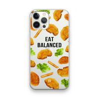 Eat Balanced: iPhone 12 Pro Max Transparant Hoesje