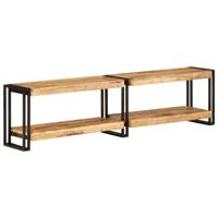 Tv-meubel 160x30x40 cm massief mangohout - thumbnail