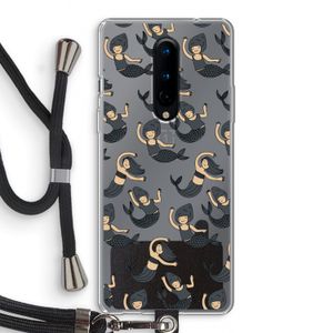 Zeemeermin: OnePlus 8 Transparant Hoesje met koord