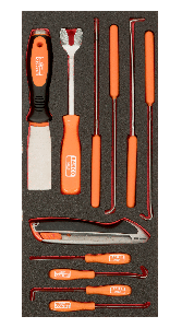 Bahco Foaminlay Fit&Go 1/3 met priemen | haken en messen - 11-delig - retailverpakking - FF1E5011EH