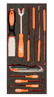 Bahco Foaminlay Fit&Go 1/3 met priemen | haken en messen - 11-delig - retailverpakking - FF1E5011EH