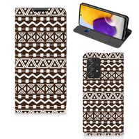 Samsung Galaxy A72 (5G/4G) Hoesje met Magneet Aztec Brown - thumbnail