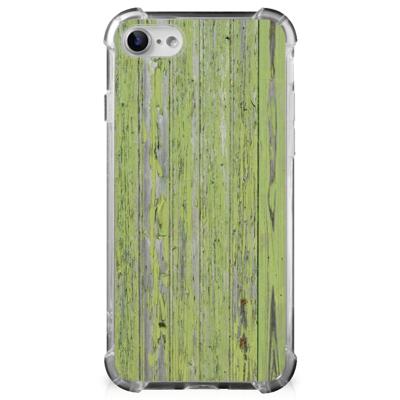 iPhone SE 2022/2020 | iPhone 8/7 Stevig Telefoonhoesje Green Wood