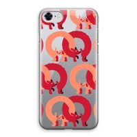 Dogs: iPhone 8 Transparant Hoesje