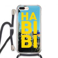 Habibi Majorelle : iPhone 8 Plus Transparant Hoesje met koord