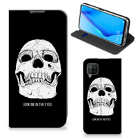 Mobiel BookCase Huawei P40 Lite Skull Eyes - thumbnail