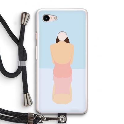 Mirror: Pixel 3 Transparant Hoesje met koord