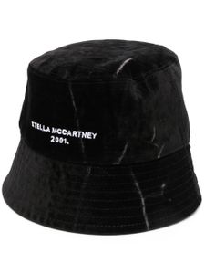 Stella McCartney bob à logo brodé - Noir