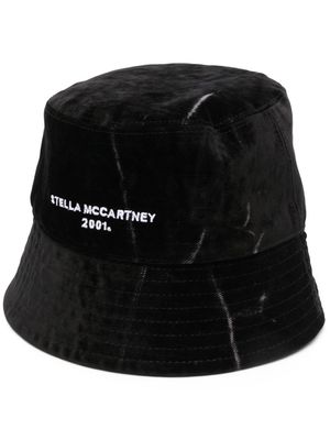 Stella McCartney bob à logo brodé - Noir